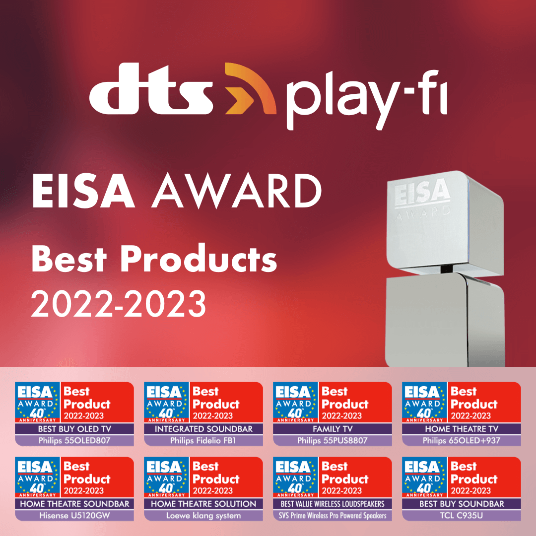 DTS Play-Fi EISA awards list