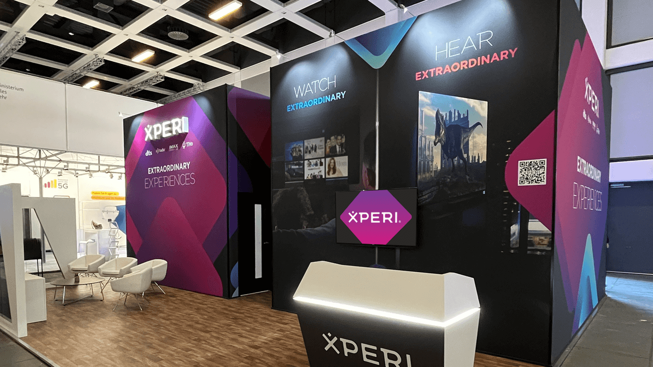 The Xperi booth at IFA 2022