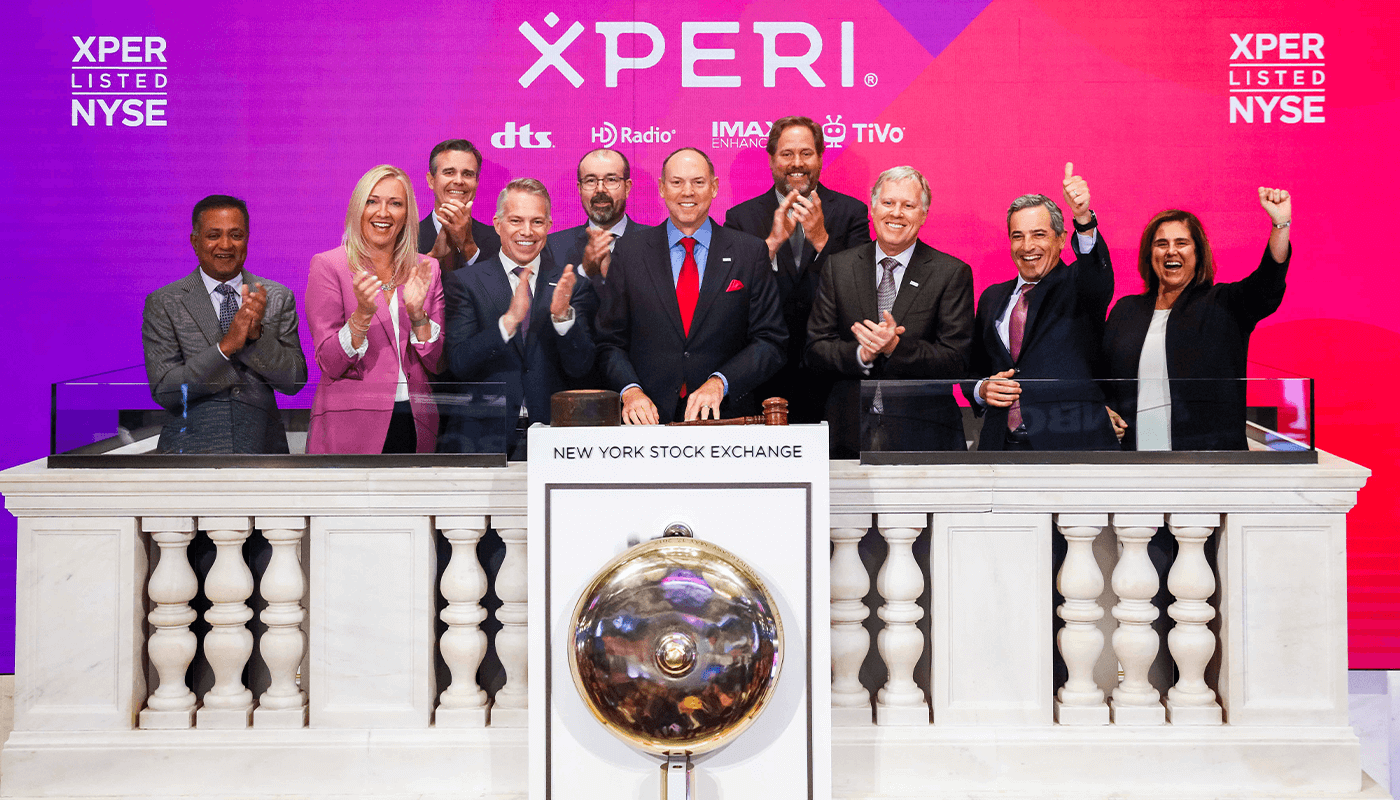 Xperi ringing the bell at the NYSE